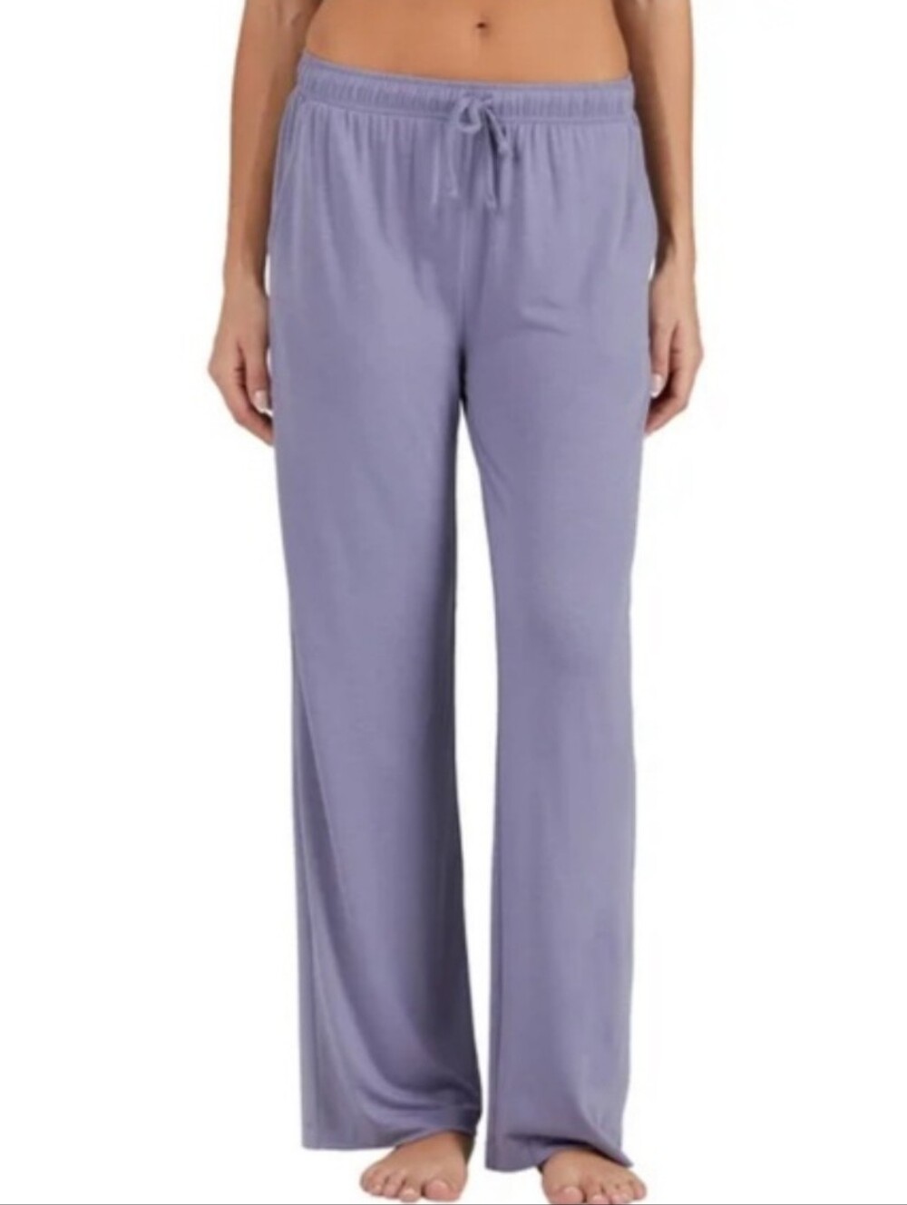 Natori Lounge Pants Size Medium Purple PJ Pants Casual Neutral Relaxed Flowy